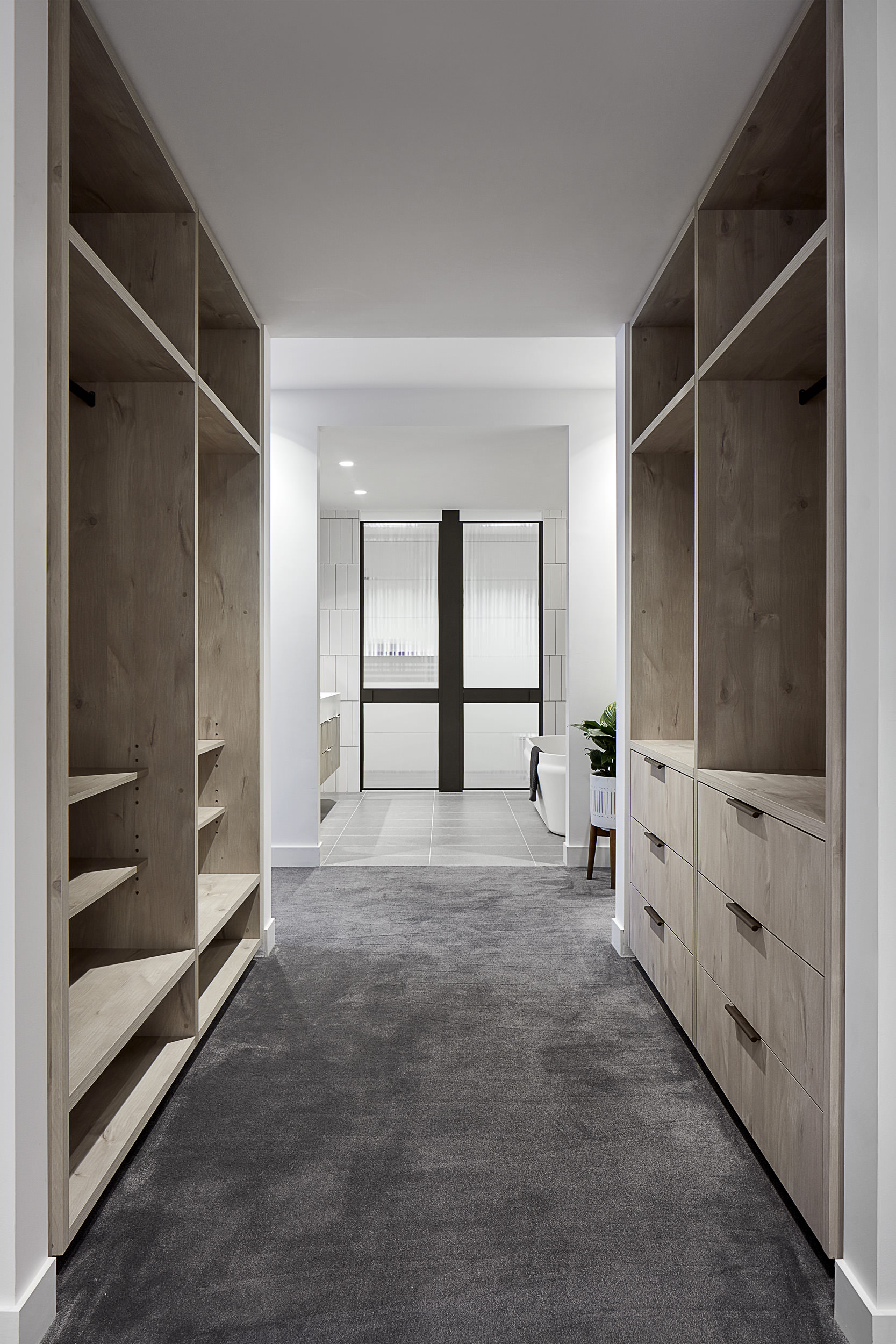 Brompton residential construction bedroom walk in robe